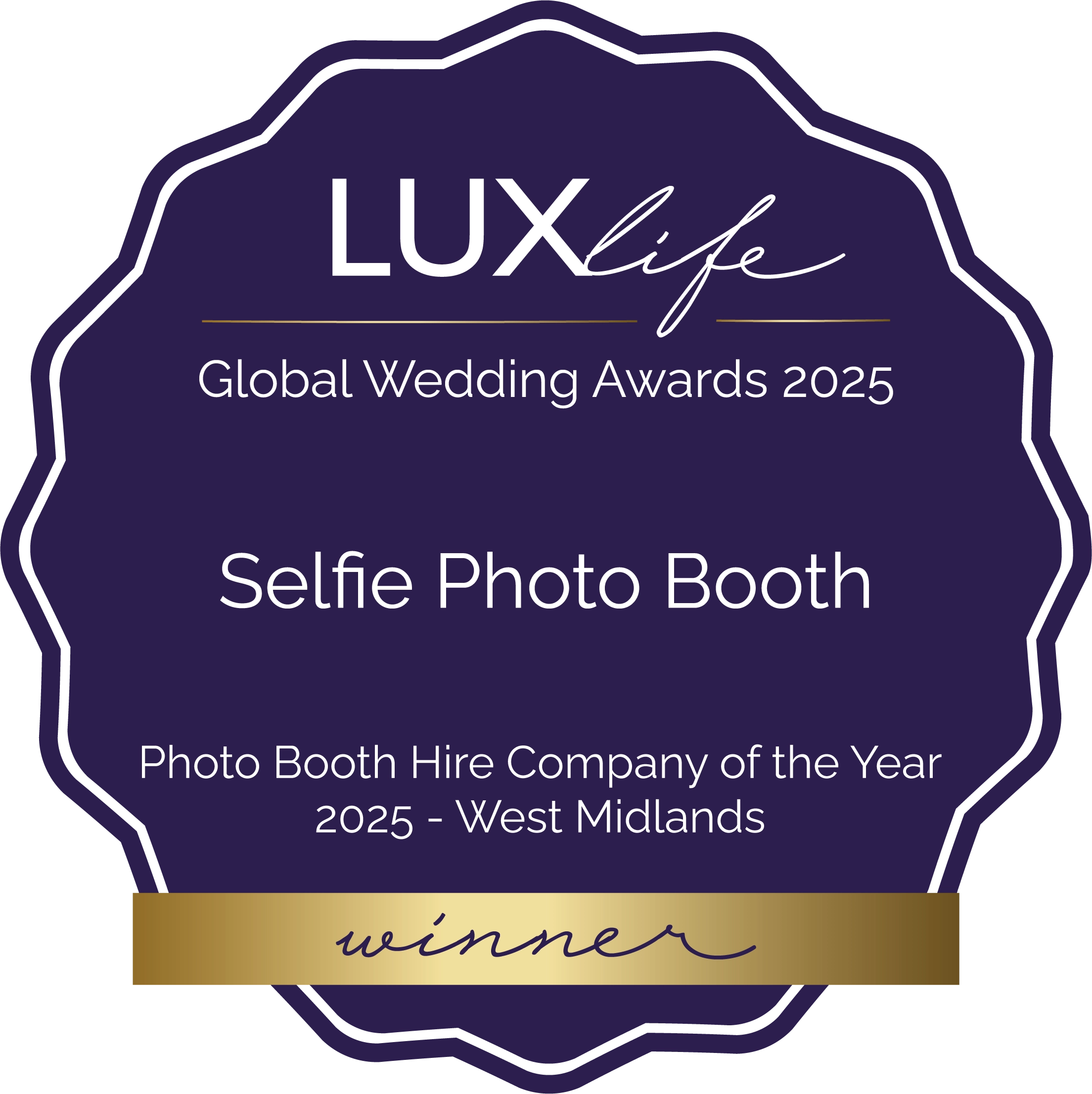 Feb25236_Selfie Photo Booth Limited_Global Wedding Awards 2025_Winners Badge